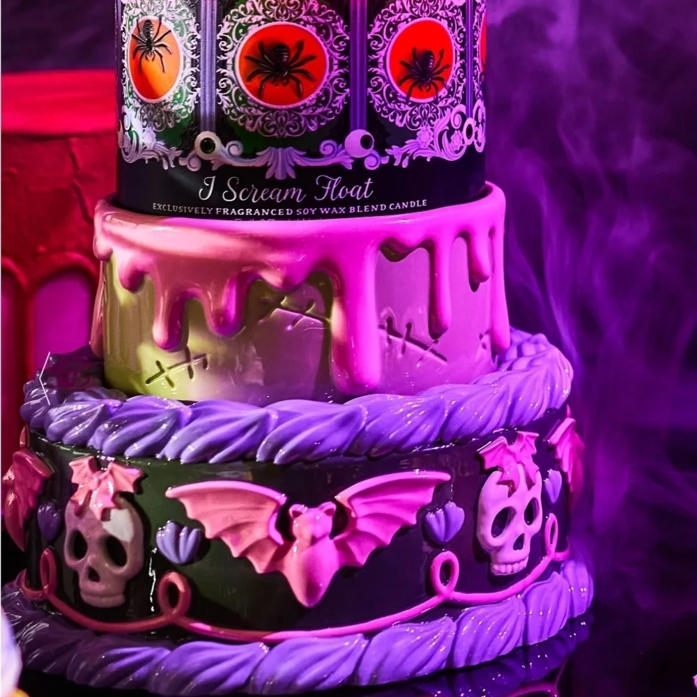 Bath & Body Works Spooky Cake Toppers - Pink, Green, Purple